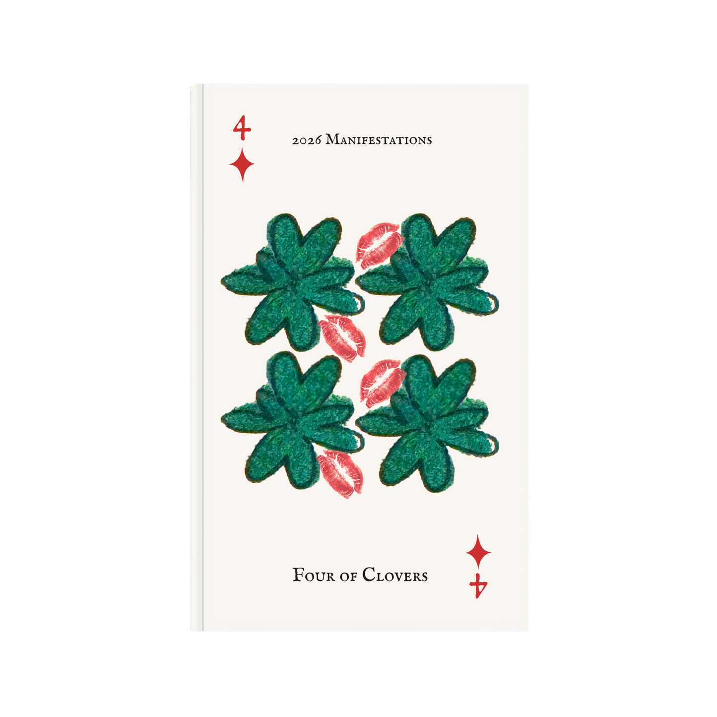 Four of Clovers 2026 Manifestation Pocket Notebook