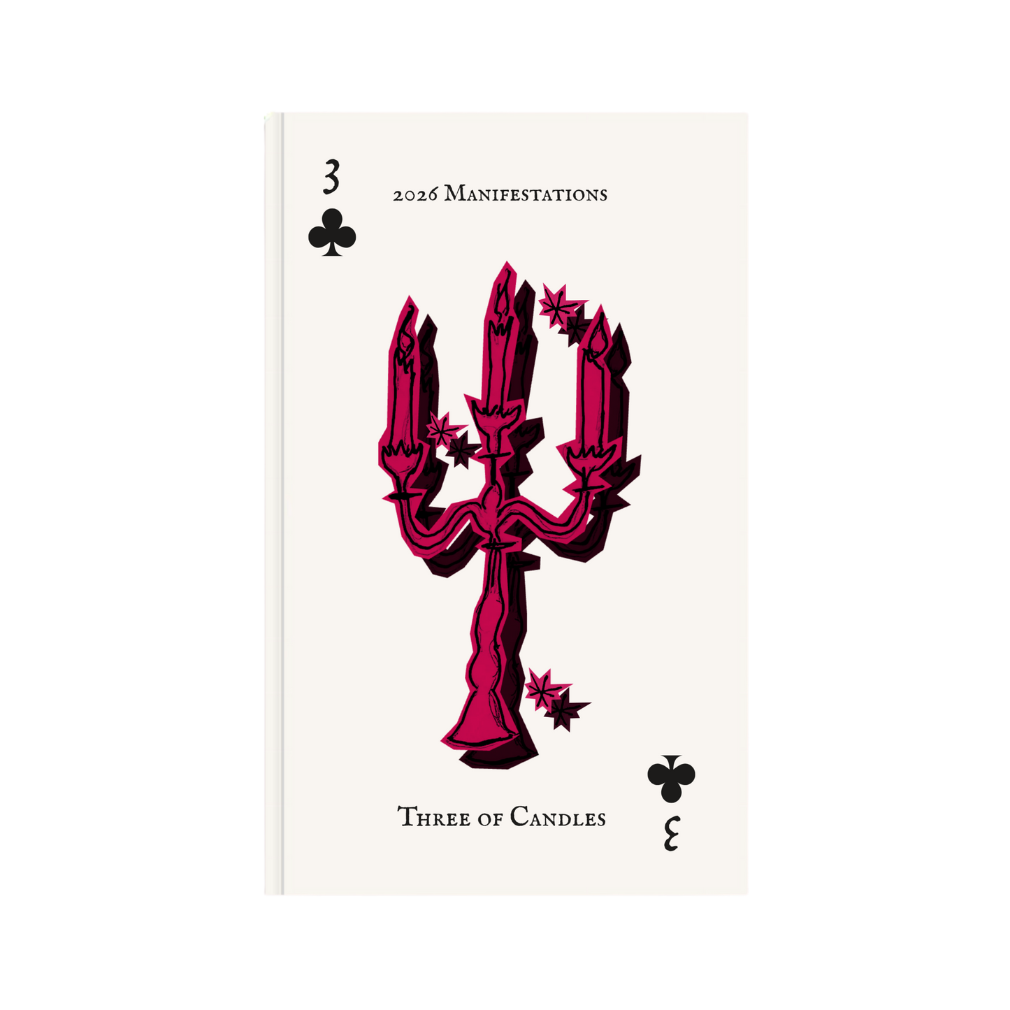 Three of Candles 2026 Manifestation Pocket Notebook