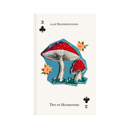 Two of Mushrooms 2026 Manifestation Pocket Notebook