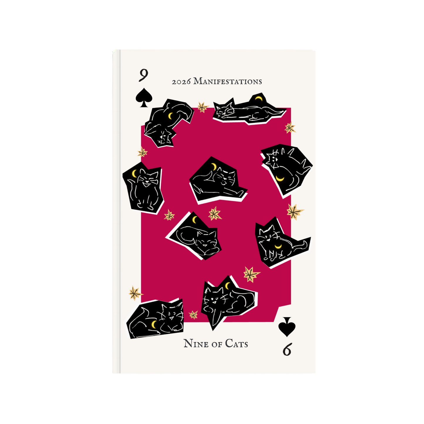 Nine of Cats 2026 Manifestation Pocket Notebook