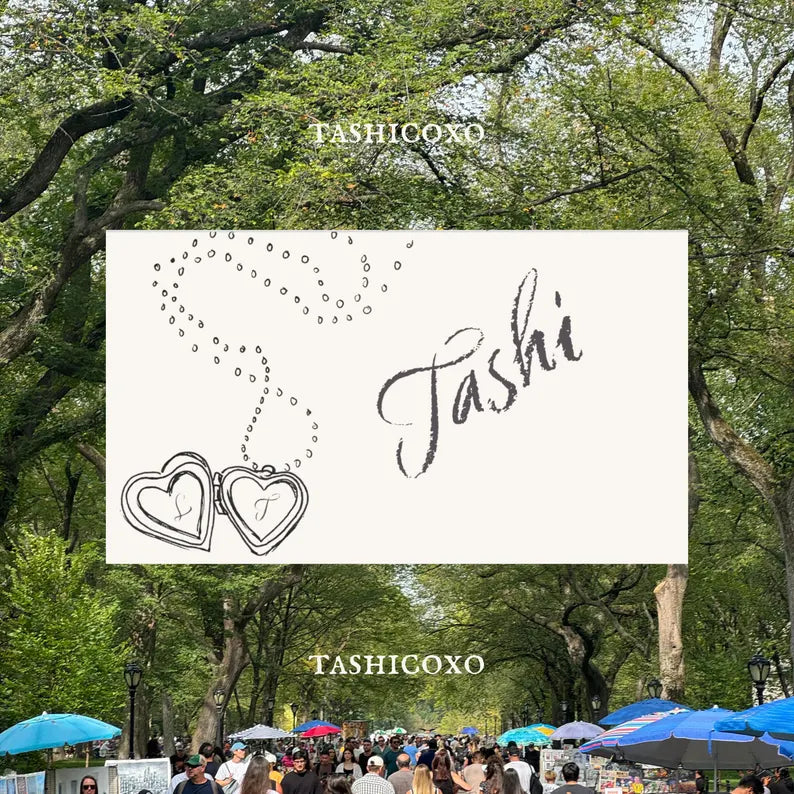 Wedding Place Card Template, Heart Locket Love Letter