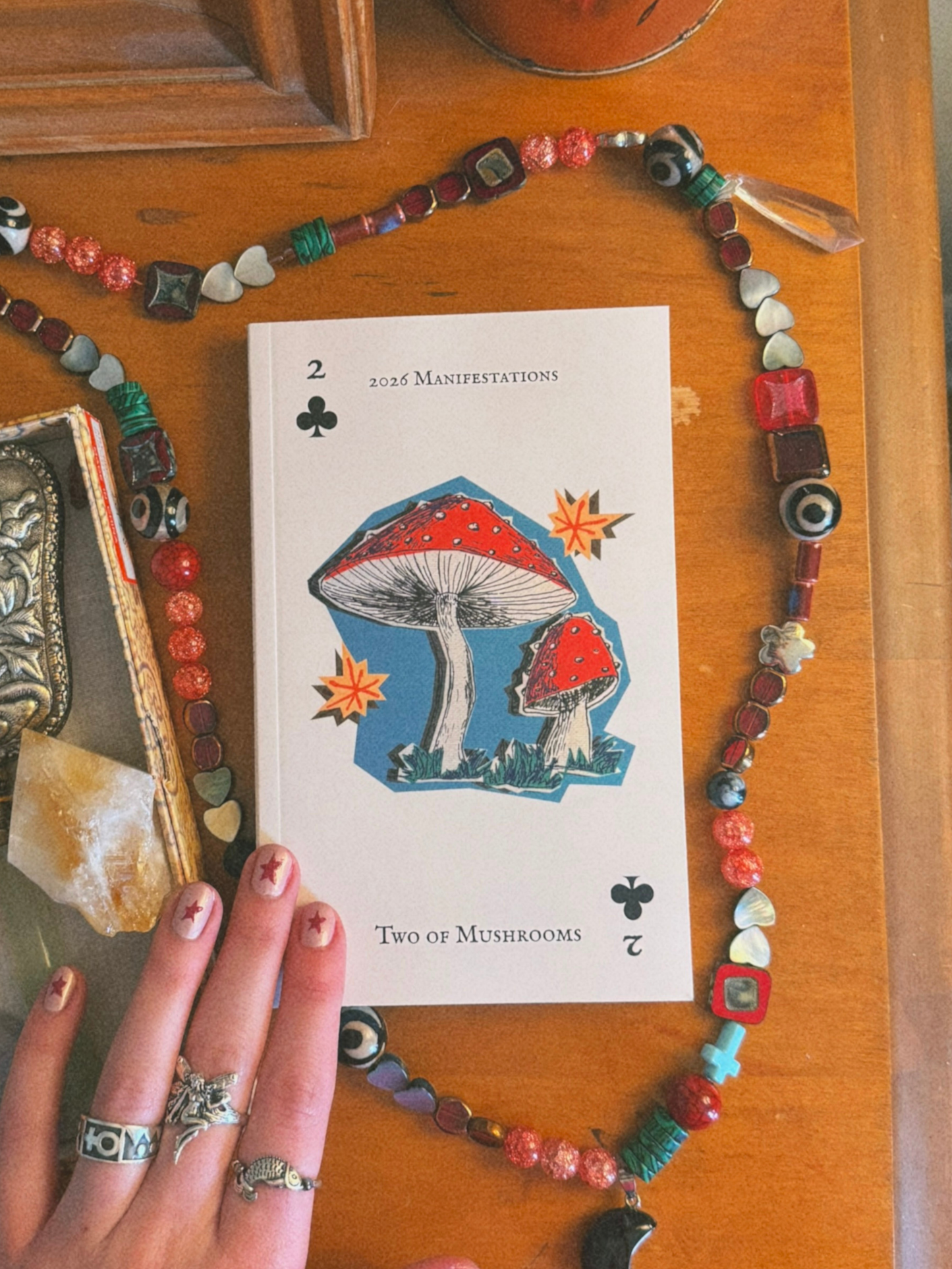 Two of Mushrooms 2026 Manifestation Pocket Notebook