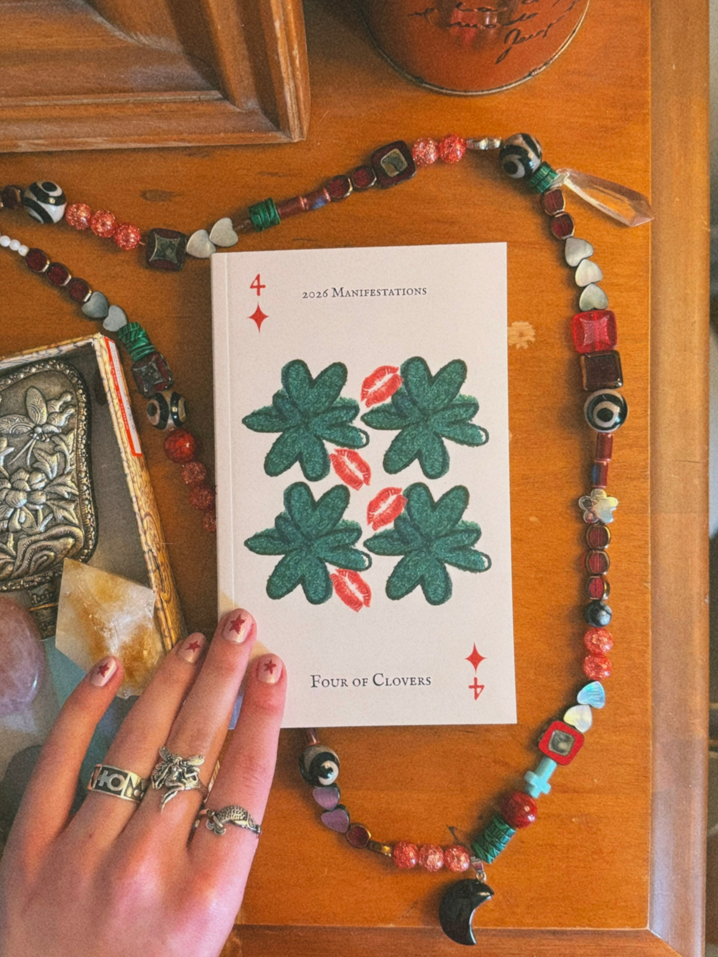 Four of Clovers 2026 Manifestation Pocket Notebook