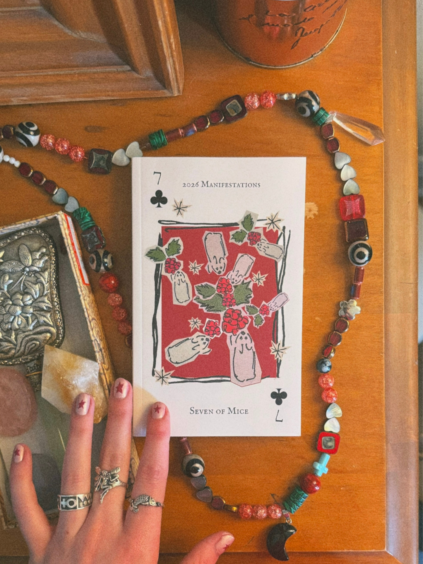 Seven of Mice 2026 Manifestation Pocket Notebook