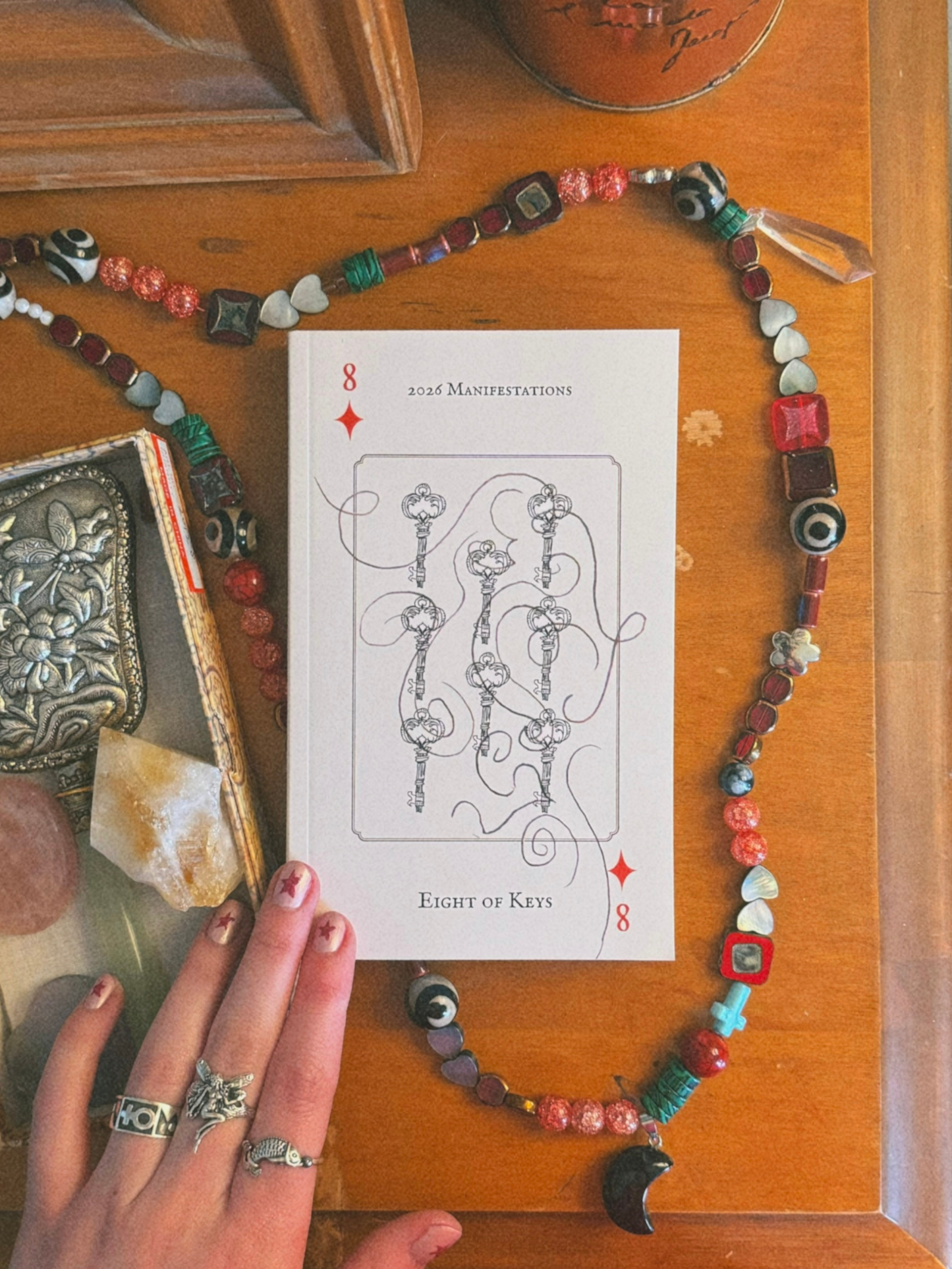 Eight of Keys Manifestation Pocket Notebook