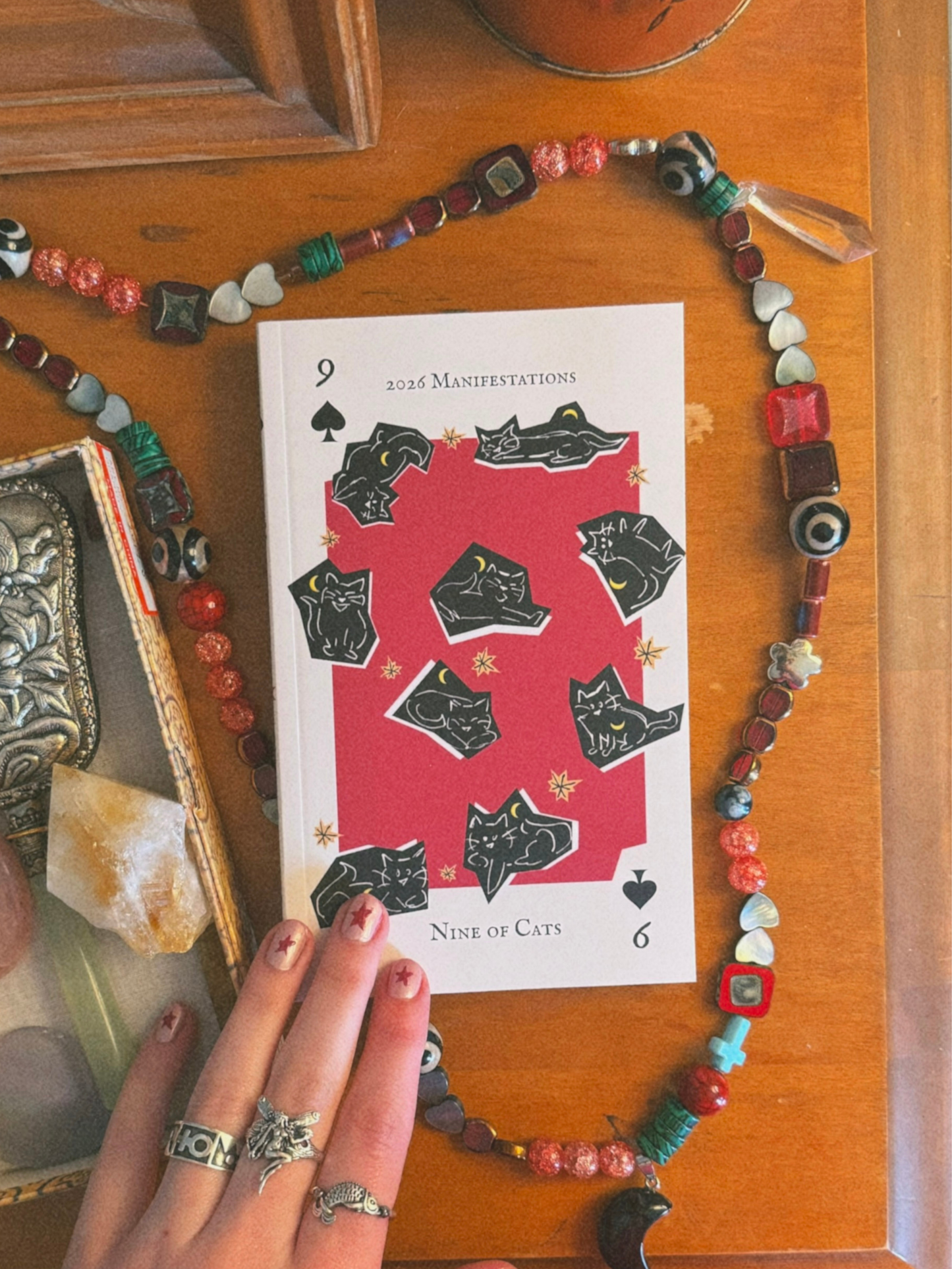 Nine of Cats 2026 Manifestation Pocket Notebook