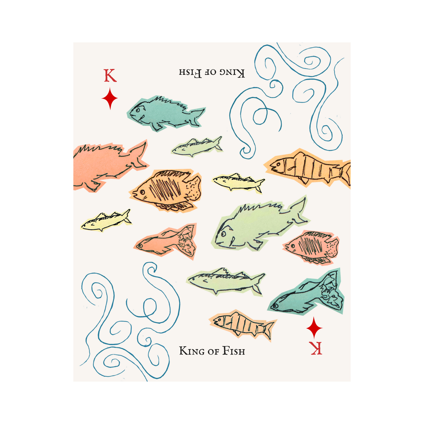 King of Fish Print