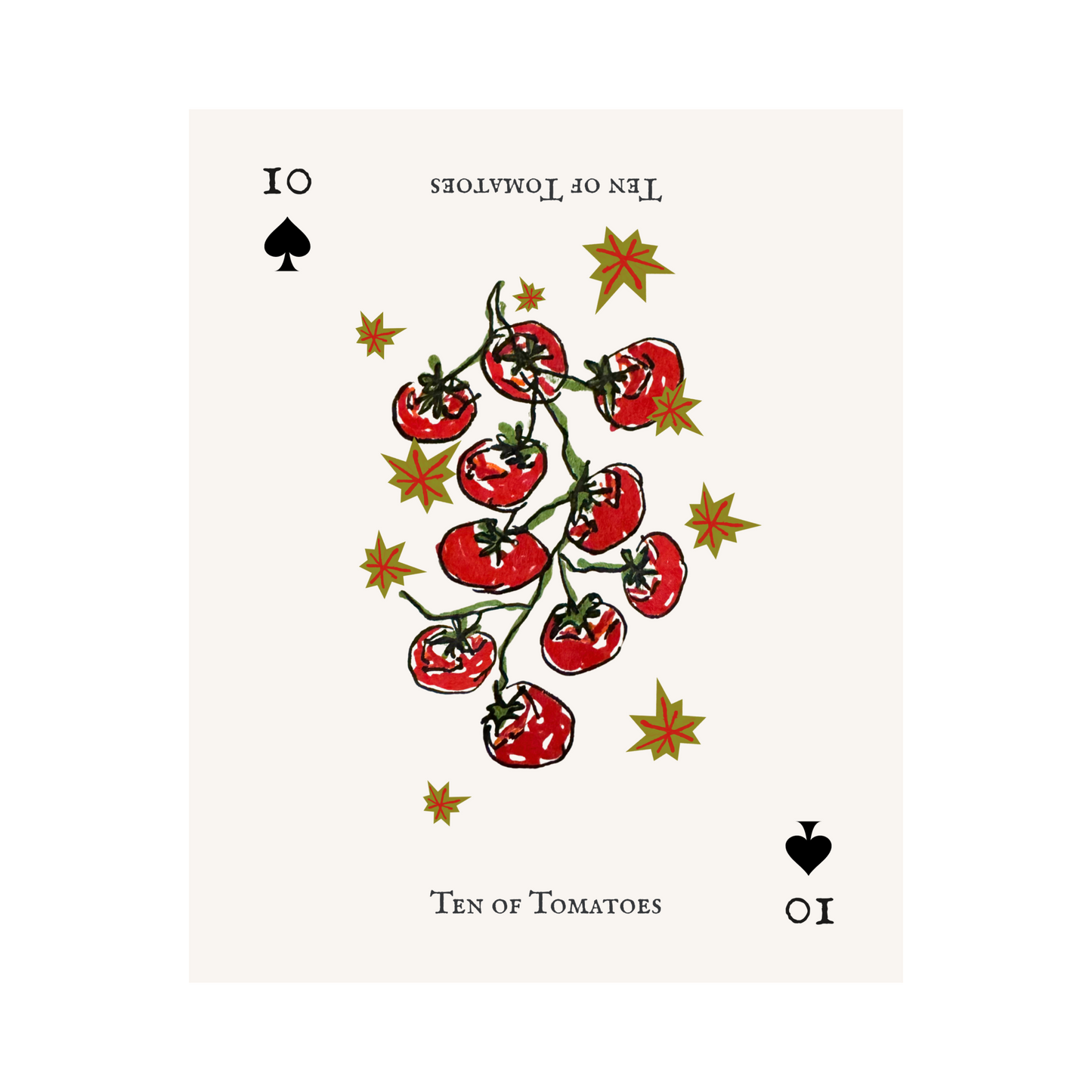 Ten of Tomatoes Print
