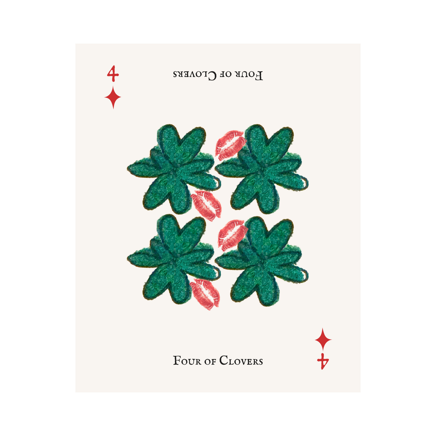 Four of Clovers Print