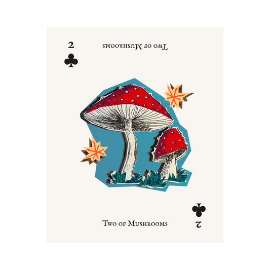 Two of Mushrooms Print