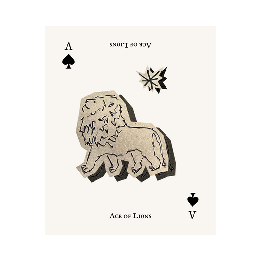 Ace of Lions Print