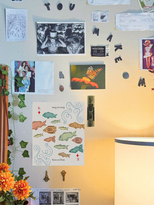 King of Fish Print